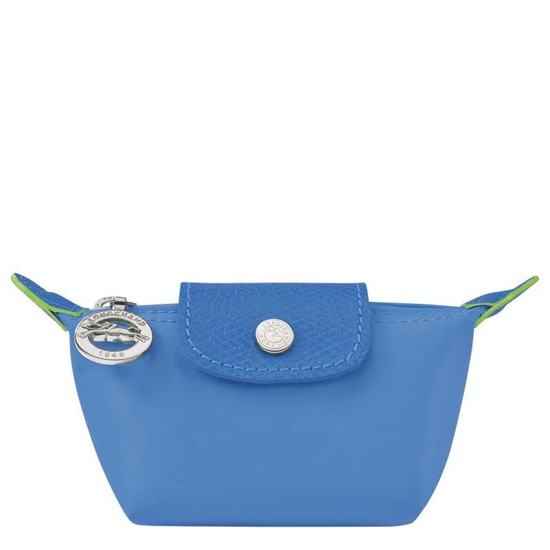 Porte-Monnaie Longchamp Le Pliage Green Femme Bleu | 0523-LUTZA