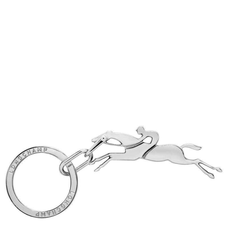 Porte-clés Longchamp Cavalier Femme Argent | 8203-JVSMC