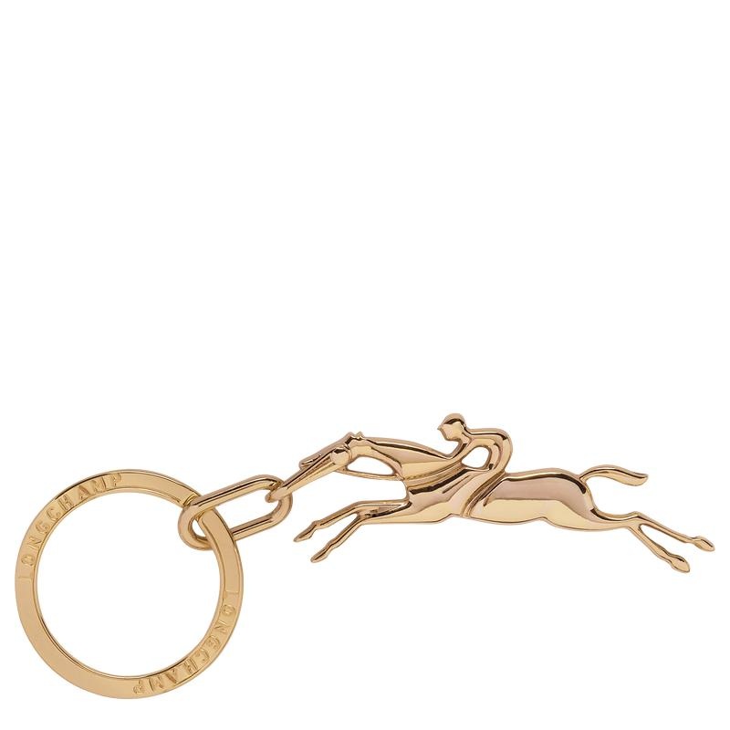 Porte-clés Longchamp Cavalier Femme Doré | 1075-GKBRY