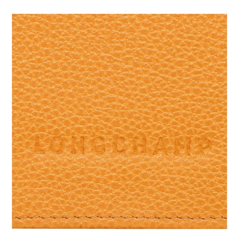 Portefeuilles Longchamp Le Foulonné Continental Femme Abricot Orange | 5190-BVZJT