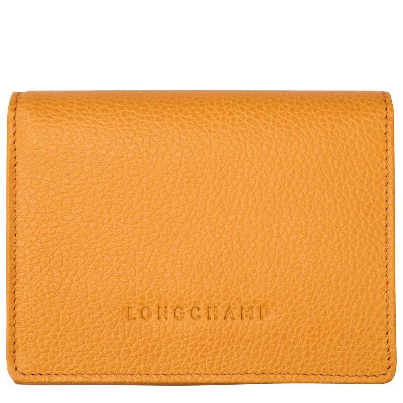 Portefeuilles Longchamp Le Foulonné Femme Abricot Orange | 8720-VWKAZ