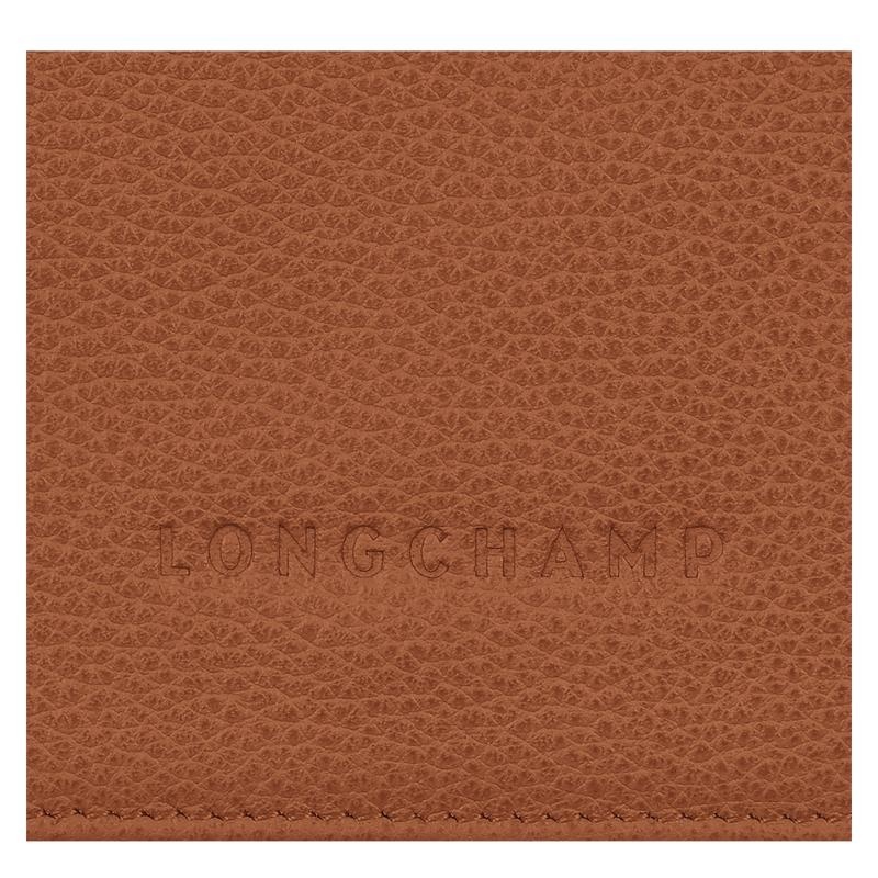 Portefeuilles Longchamp Le Foulonné Femme Marron | 2837-GBAKT