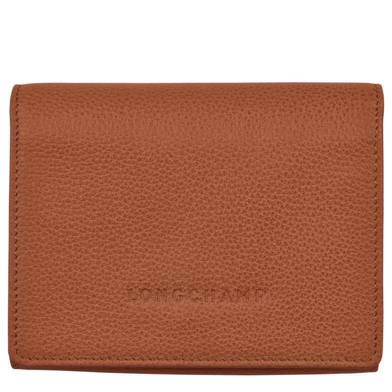 Portefeuilles Longchamp Le Foulonné Femme Marron | 2837-GBAKT