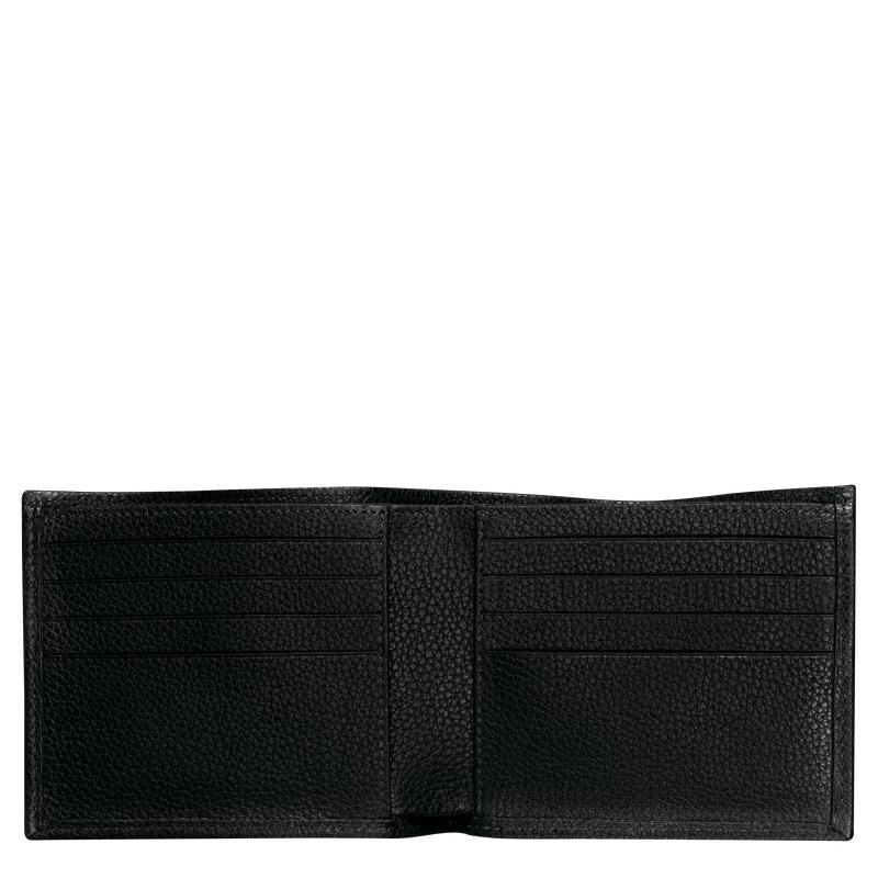 Portefeuilles Longchamp Le Foulonné Homme Noir | 8032-FRYNV