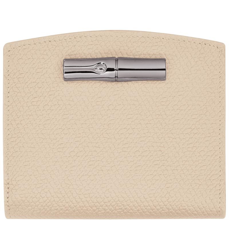 Portefeuilles Longchamp Roseau Femme Blanche | 7650-VWFGP