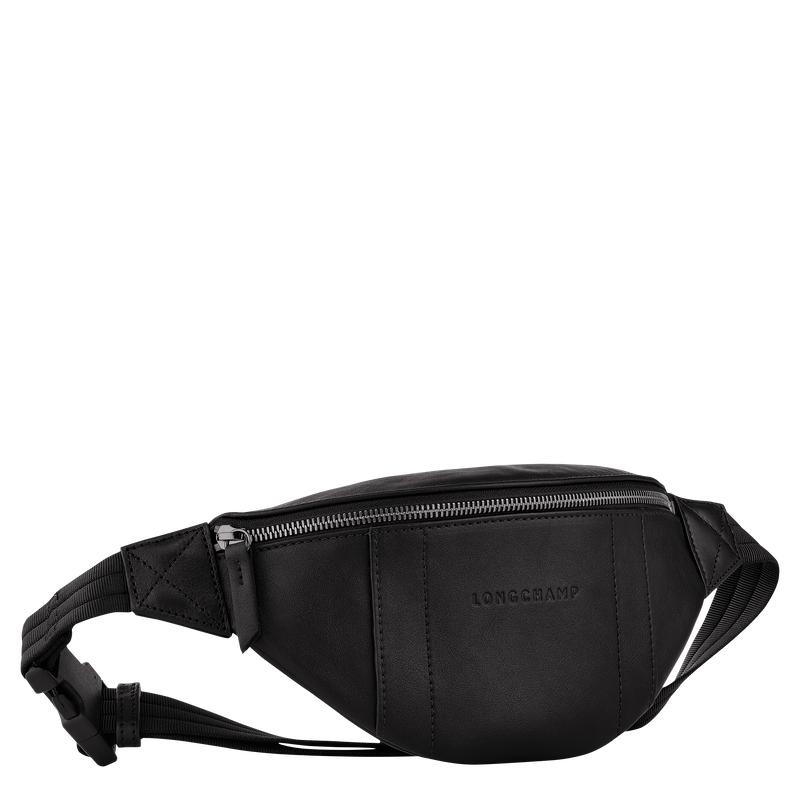 Sac Banane Longchamp 3D S Femme Noir | 2073-TLBDQ