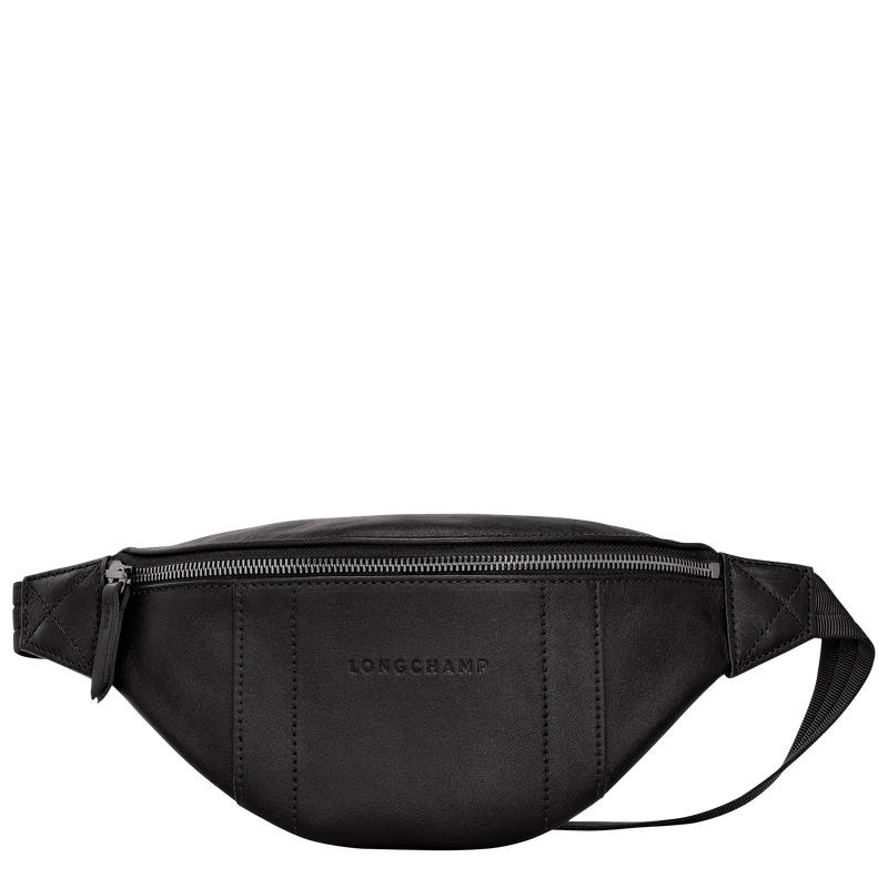 Sac Banane Longchamp 3D S Femme Noir | 2073-TLBDQ