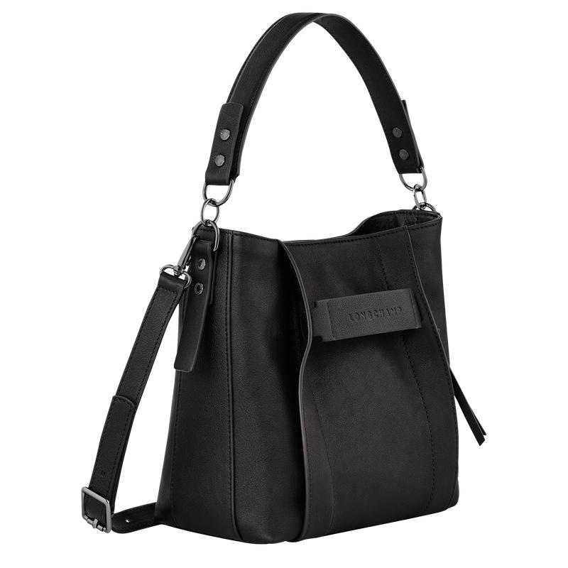 Sac Bandoulière Longchamp 3D S Femme Noir | 8412-DPNGV