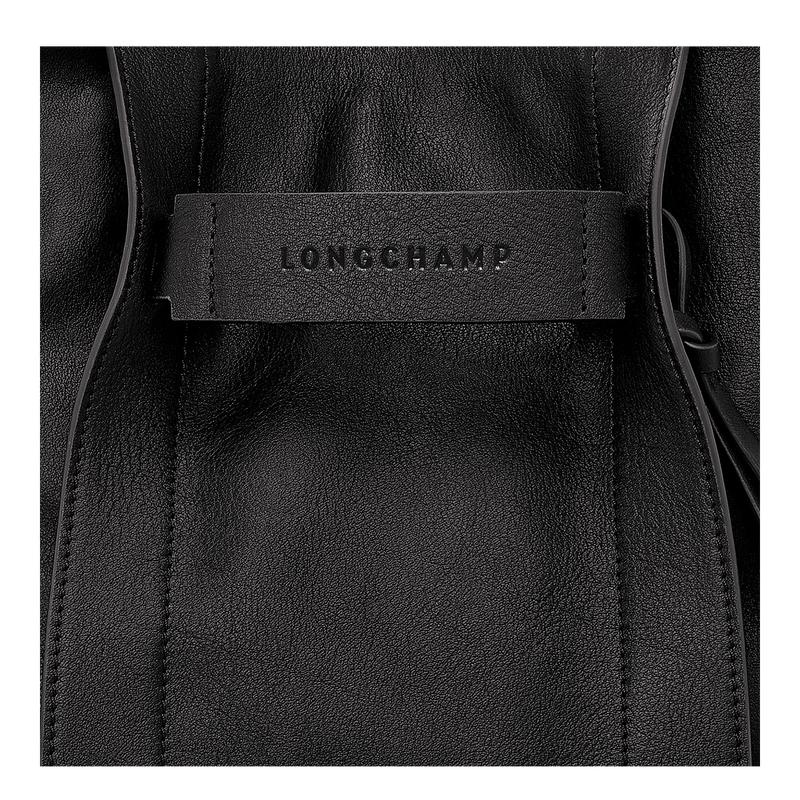 Sac Bandoulière Longchamp 3D S Femme Noir | 8412-DPNGV