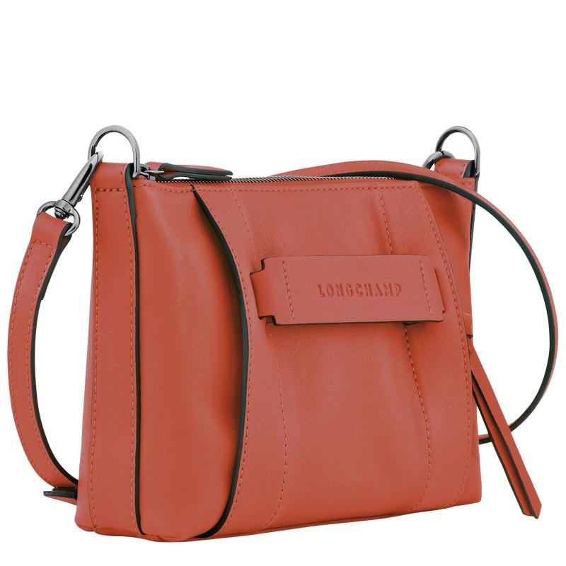 Sac Bandoulière Longchamp 3D S Femme Rouge | 6752-KOVPU