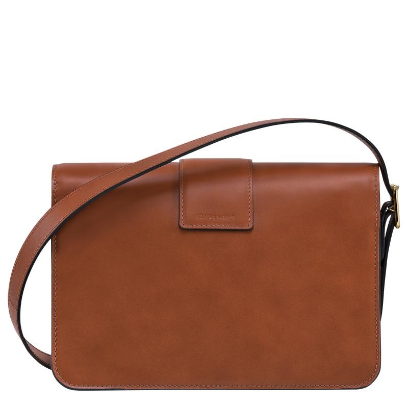 Sac Bandoulière Longchamp Box-Trot M Femme Marron | 9760-OEQJU