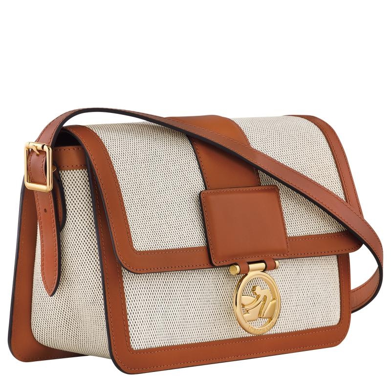 Sac Bandoulière Longchamp Box-Trot M Femme Marron | 3984-VBEKA