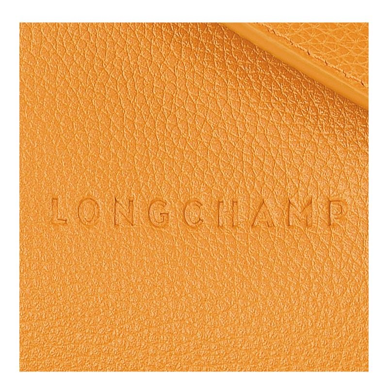 Sac Bandoulière Longchamp Le Foulonné M Femme Abricot Orange | 8061-LCUFJ