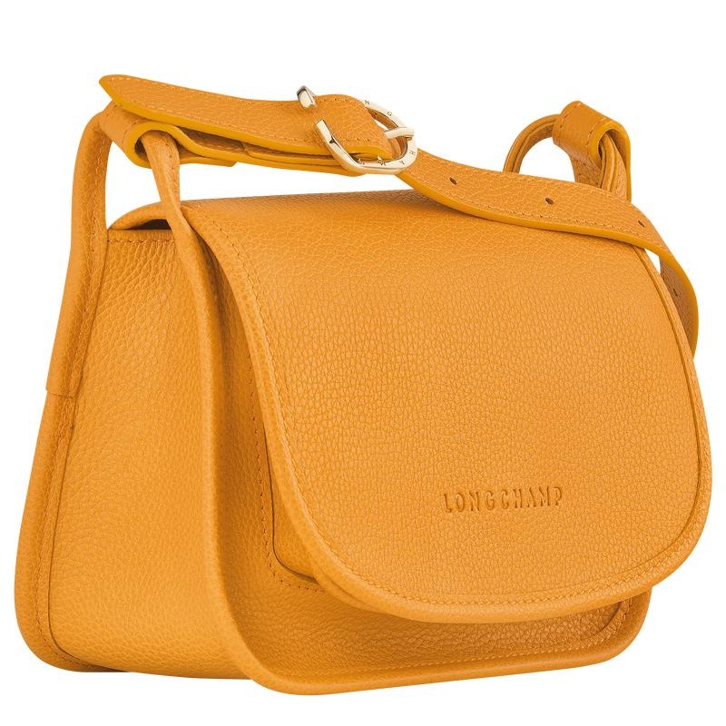 Sac Bandoulière Longchamp Le Foulonné S Femme Abricot Orange | 6017-RVOYB