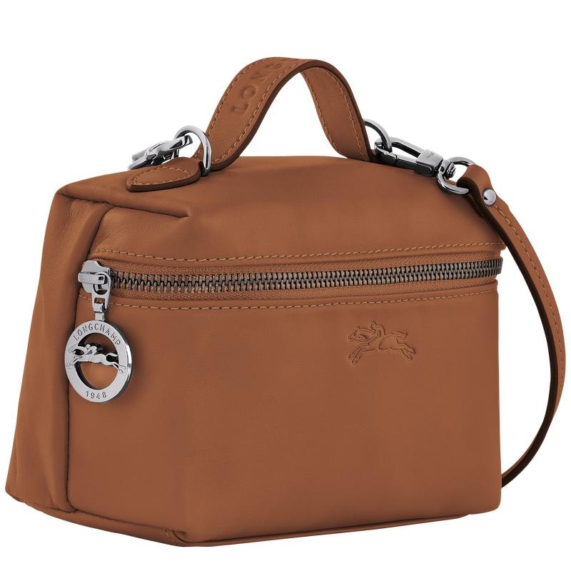 Sac Bandoulière Longchamp Le Pliage Xtra XS Vanity Femme Marron | 4985-HMLXU