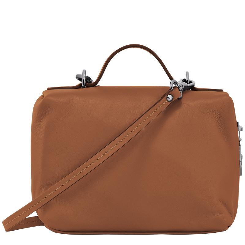 Sac Bandoulière Longchamp Le Pliage Xtra XS Vanity Femme Marron | 4985-HMLXU