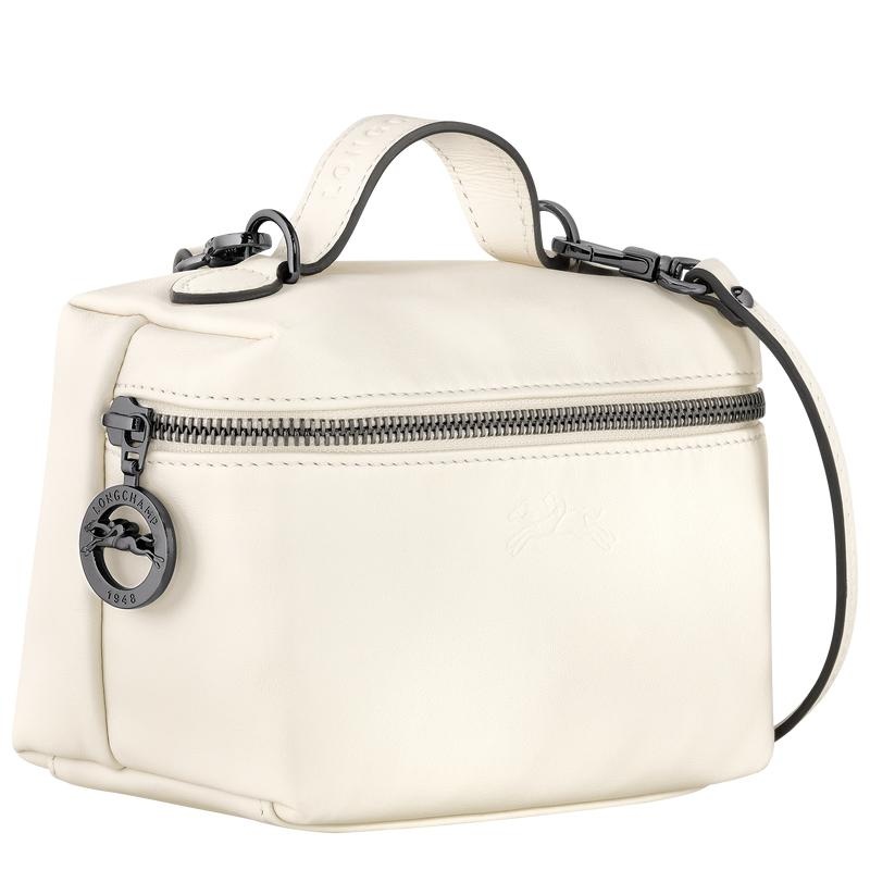 Sac Bandoulière Longchamp Le Pliage Xtra XS Vanity Femme Blanche | 8317-OXNDP