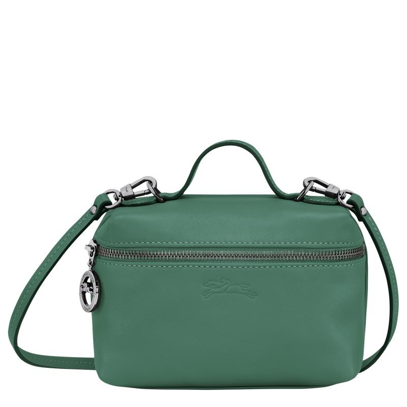 Sac Bandoulière Longchamp Le Pliage Xtra XS Vanity Femme Vert | 7351-IPVQK