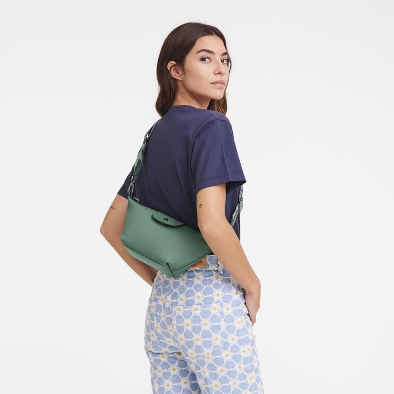 Sac Bandoulière Longchamp Le Pliage Xtra XS Femme Vert | 2781-PNEBA