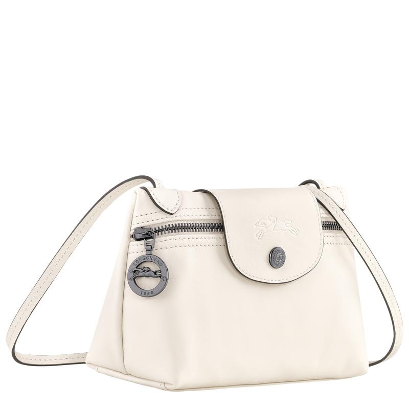 Sac Bandoulière Longchamp Le Pliage Xtra XS Femme Blanche | 5143-MGPBJ