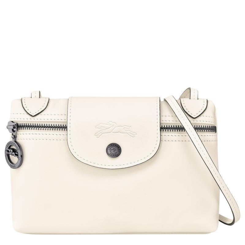 Sac Bandoulière Longchamp Le Pliage Xtra XS Femme Blanche | 5143-MGPBJ