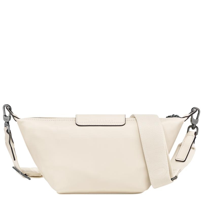 Sac Bandoulière Longchamp Le Pliage Xtra XS Homme Blanche | 8415-TWGRC