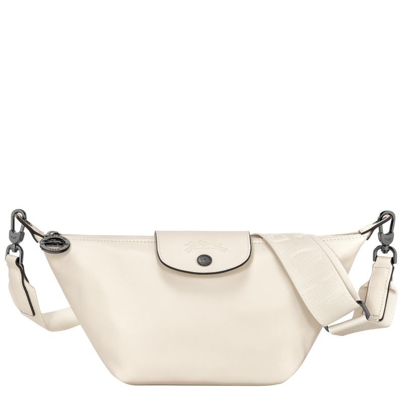 Sac Bandoulière Longchamp Le Pliage Xtra XS Homme Blanche | 8415-TWGRC