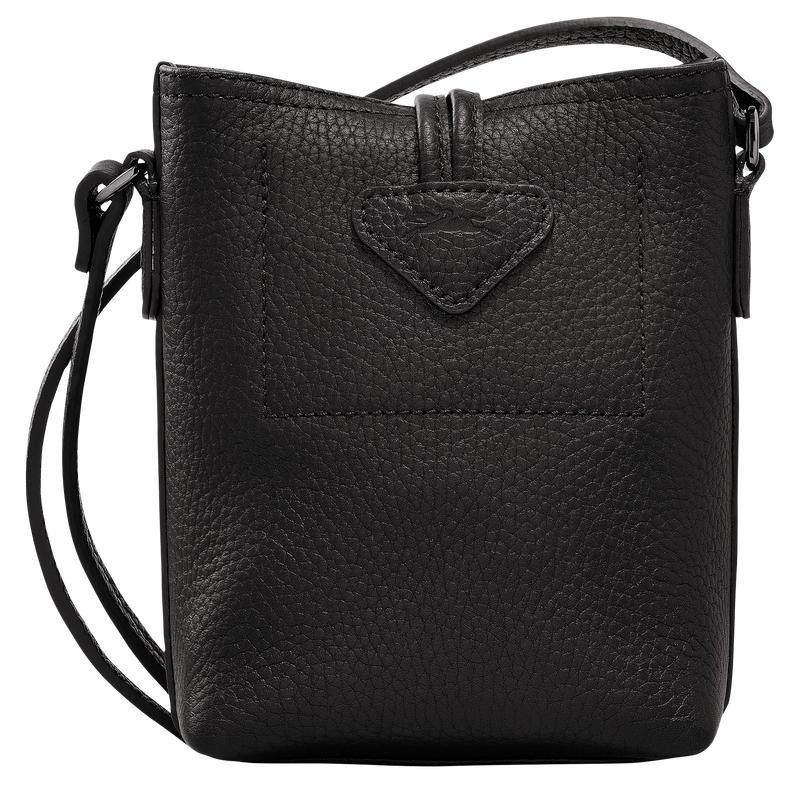 Sac Bandoulière Longchamp Roseau Essential XS Femme Noir | 3896-YKWGS