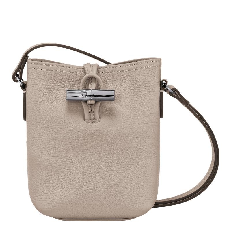 Sac Bandoulière Longchamp Roseau Essential XS Femme Grise | 0481-NYAVT