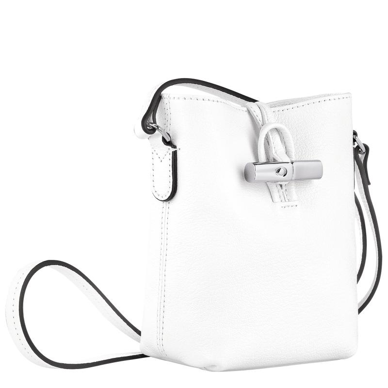 Sac Bandoulière Longchamp Roseau XS Femme Blanche | 5049-ZBUIS