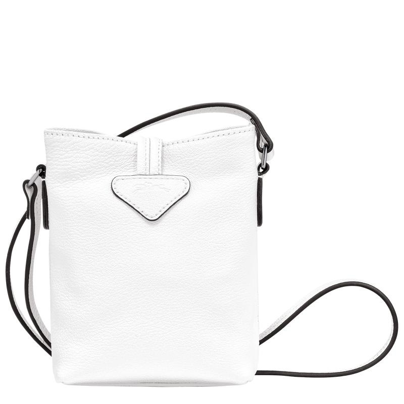 Sac Bandoulière Longchamp Roseau XS Femme Blanche | 5049-ZBUIS