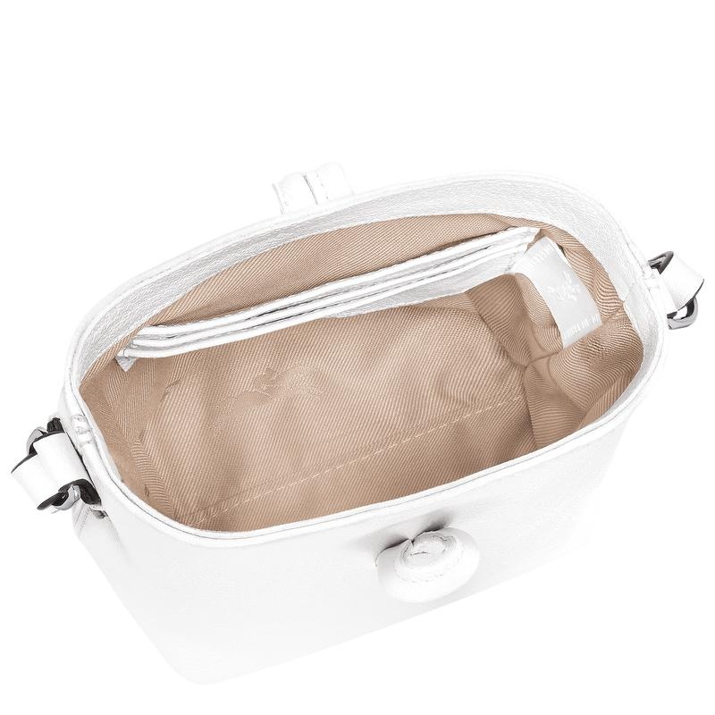 Sac Bandoulière Longchamp Roseau XS Femme Blanche | 5049-ZBUIS