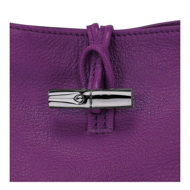 Sac Bandoulière Longchamp Roseau XS Femme Violette | 0432-OYCTJ