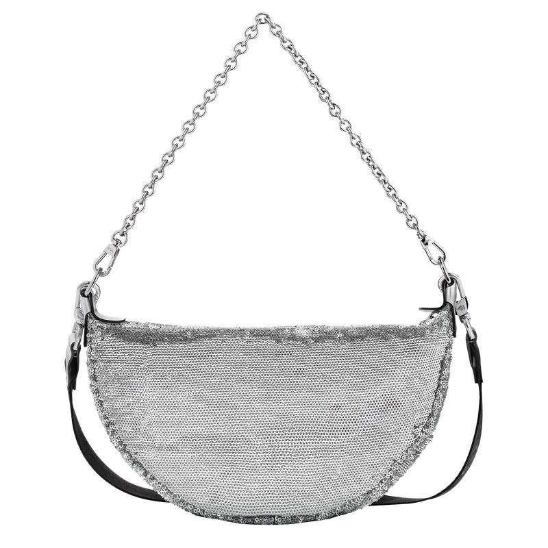 Sac Bandoulière Longchamp Smile S Femme Argent | 5382-UYXDJ