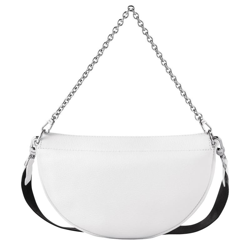 Sac Bandoulière Longchamp Smile S Femme Blanche | 7958-QMFYS