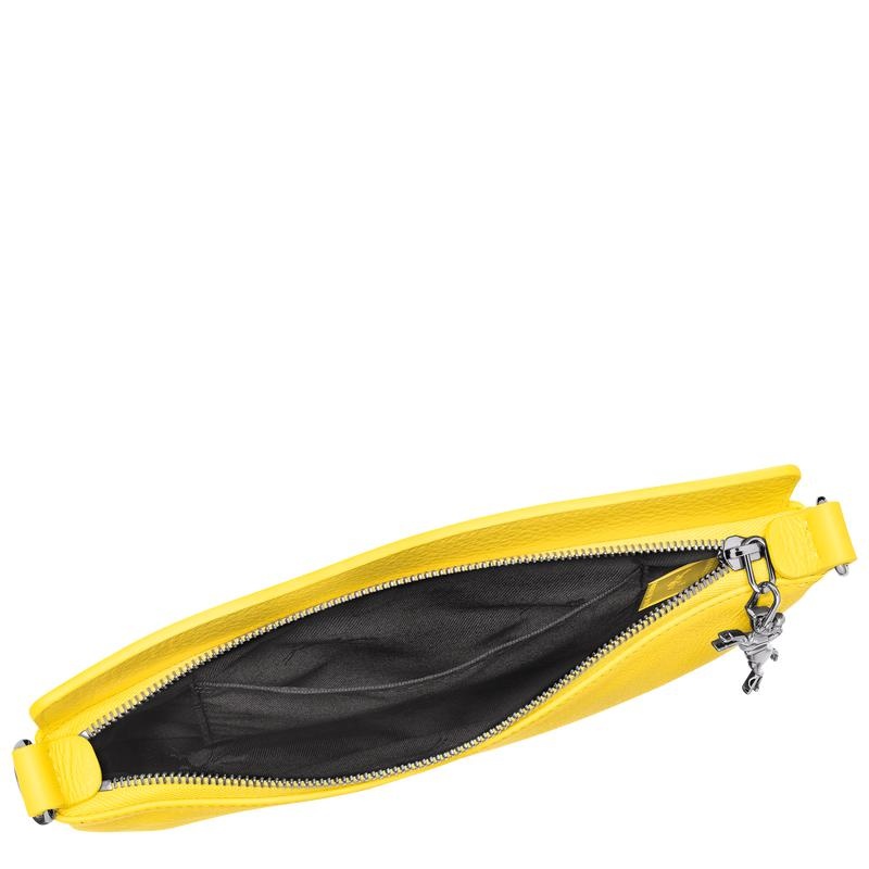 Sac Bandoulière Longchamp Smile S Femme Jaune | 9403-OKHWQ