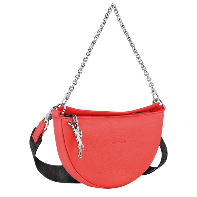 Sac Bandoulière Longchamp Smile S Femme Rouge | 8930-JTVWK