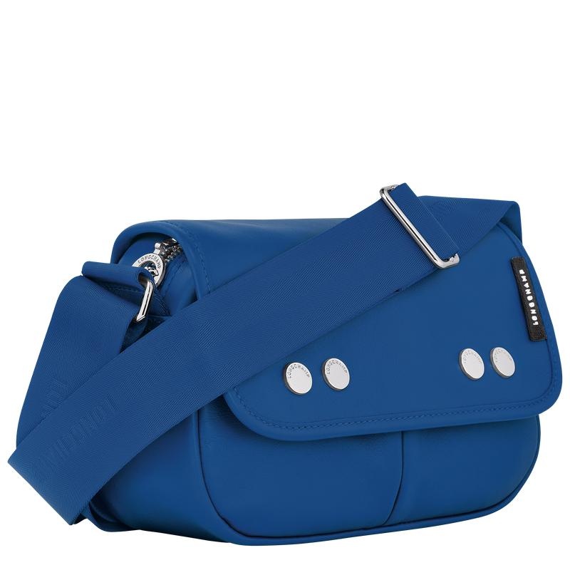 Sac Bandoulière Longchamp Très Paris S Femme Bleu | 4720-TUKFJ