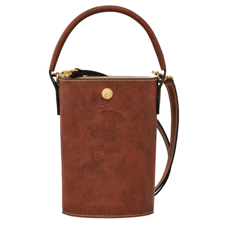 Sac Bandoulière Longchamp Épure XS Femme Marron | 2846-MJVWP