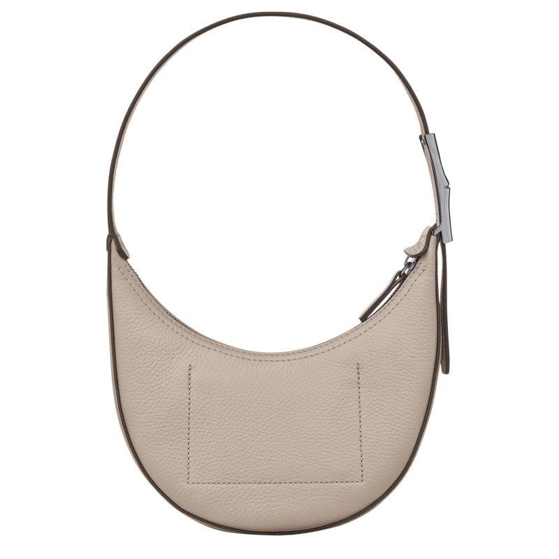 Sac Hobo Longchamp Roseau Essential S Femme Grise | 6415-EQWGK