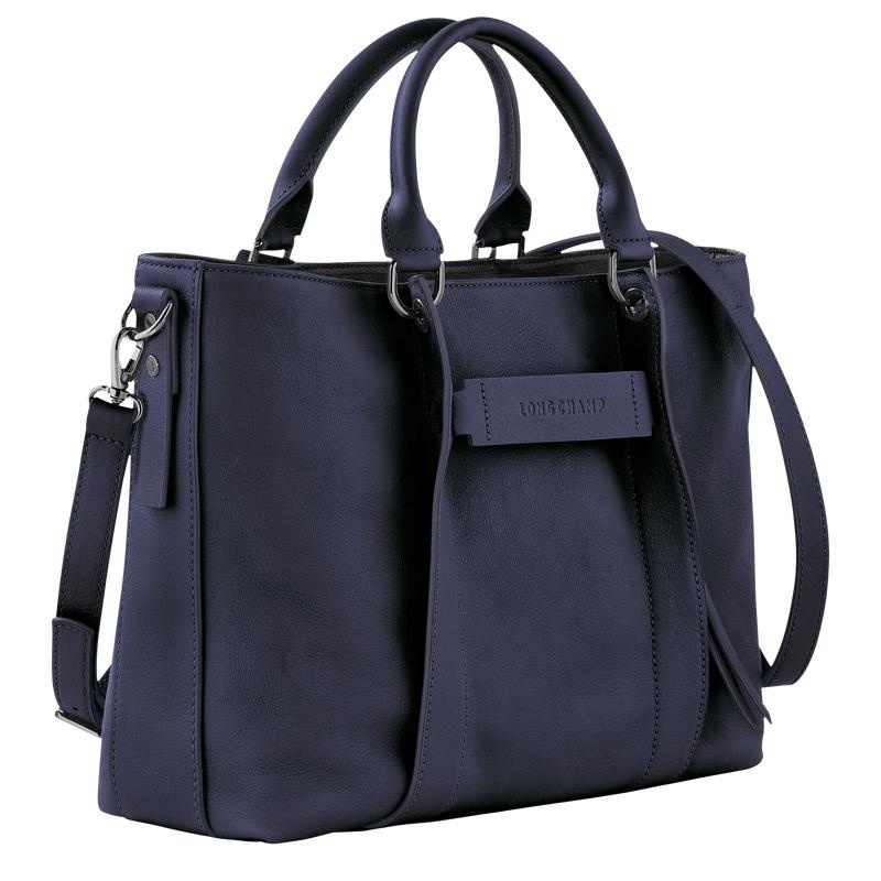 Sac a Main Longchamp 3D L Femme Violette | 6501-HDKGL