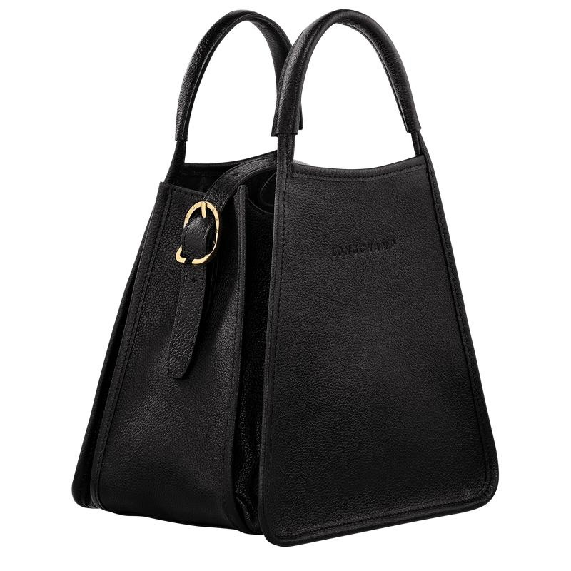 Sac a Main Longchamp Le Foulonné S Femme Noir | 7140-LKUYC