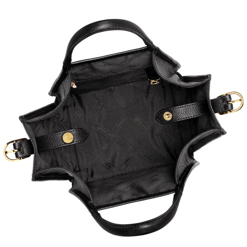 Sac a Main Longchamp Le Foulonné S Femme Noir | 7140-LKUYC