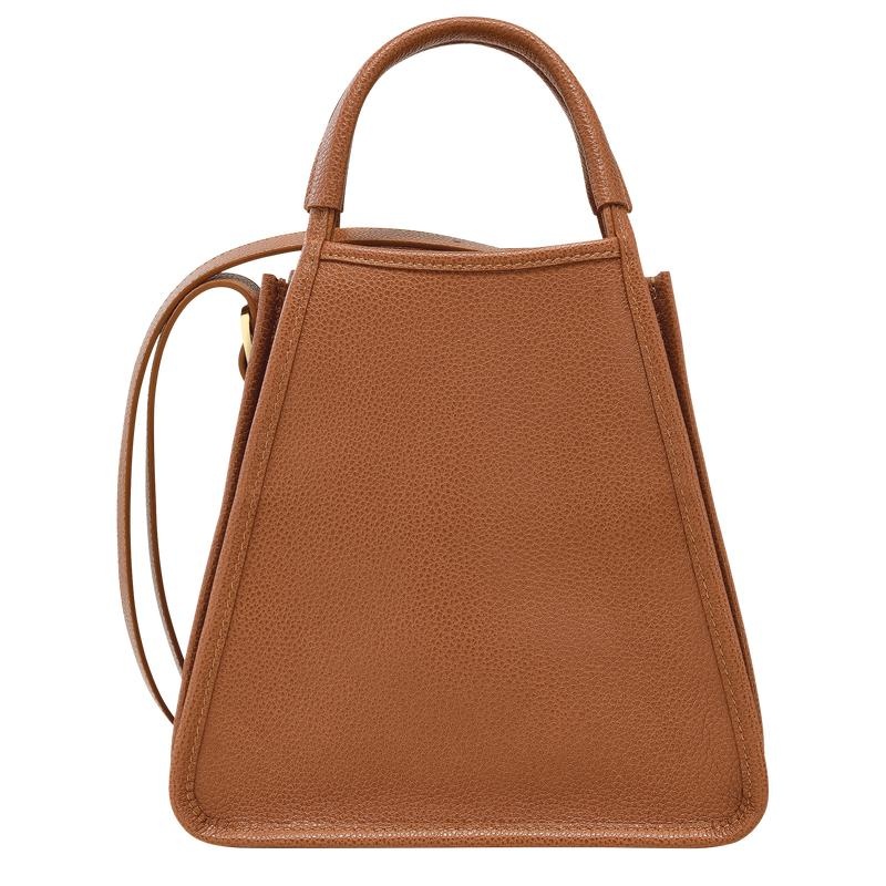 Sac a Main Longchamp Le Foulonné S Femme Marron | 7436-DXAJK