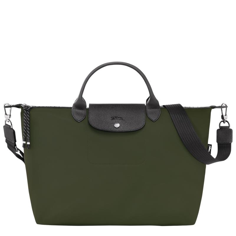 Sac a Main Longchamp Le Pliage Energy XL Femme Kaki | 1842-UBNDE