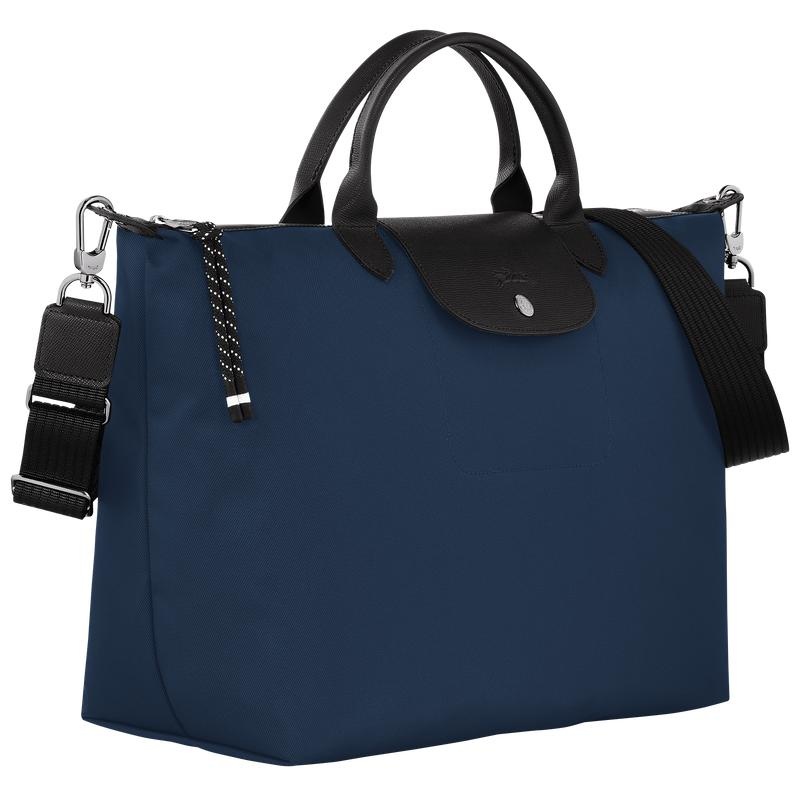 Sac a Main Longchamp Le Pliage Energy XL Homme Bleu Marine | 5140-SXUJQ