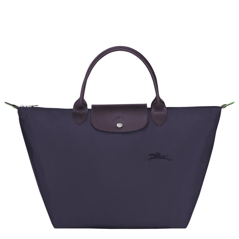 Sac a Main Longchamp Le Pliage Green M Femme Violette | 3621-PTELU