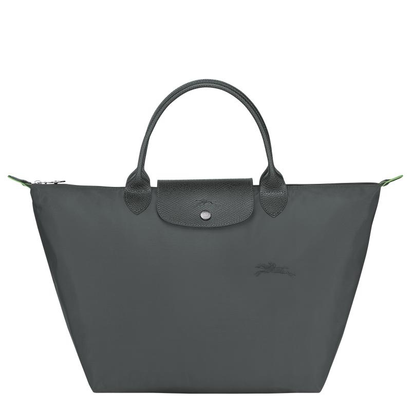 Sac a Main Longchamp Le Pliage Green M Femme Grise | 5640-JNVFM