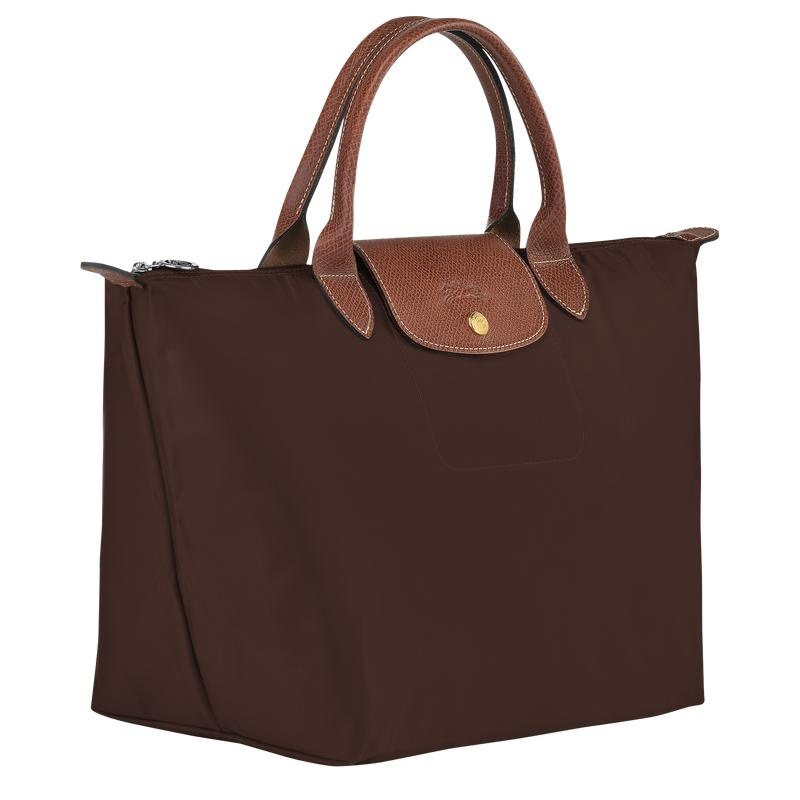 Sac a Main Longchamp Le Pliage Original M Femme Marron | 5324-HLYEB