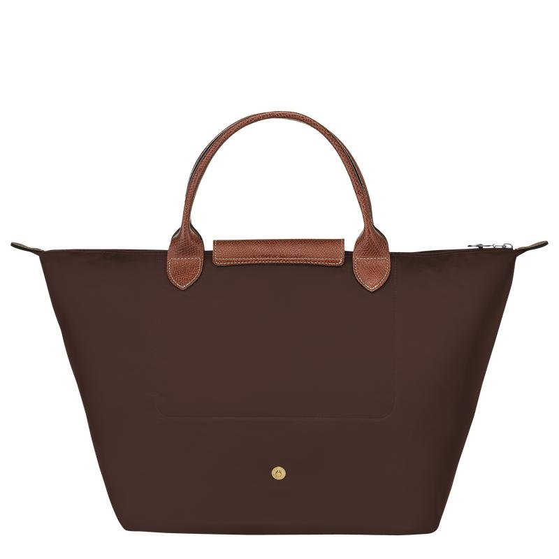 Sac a Main Longchamp Le Pliage Original M Femme Marron | 5324-HLYEB